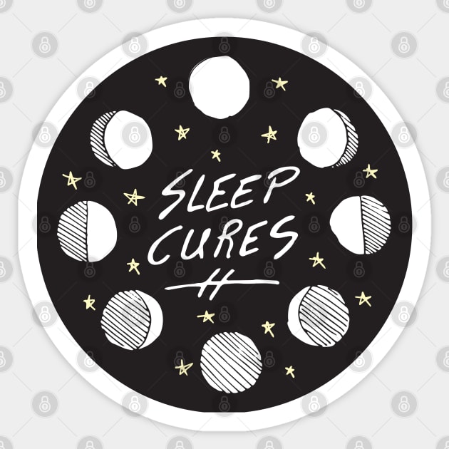 Sleep Cures Sticker by PaperKindness